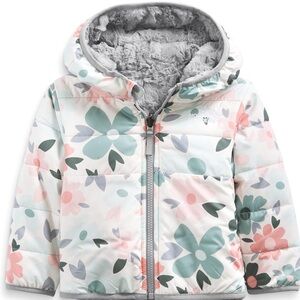 The North Face Reversible Mossbud Swirl Full-Zip Hooded Floral Coat 12-18 mo